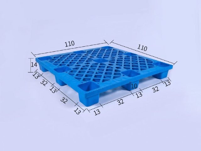 1100 × 1100 × 140 mm Nine-Leg Nesting with Open Deck