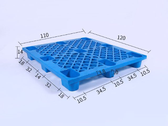 1200 × 1100 × 140 mm Nine-Leg Nesting with Open Deck